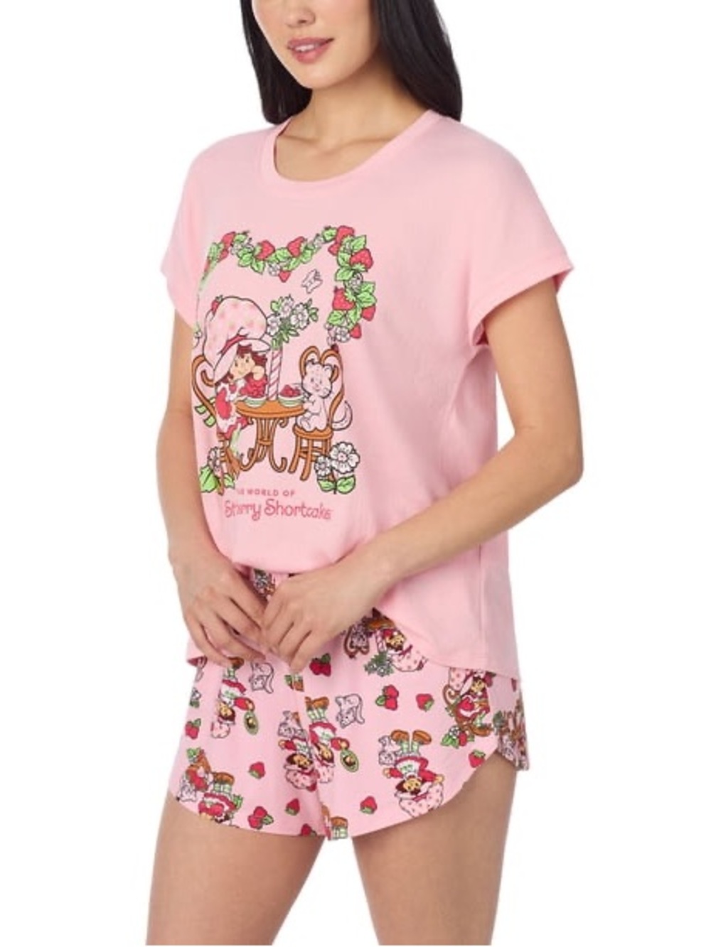 Strawberry Shortcake Short Pajama Set NWT M